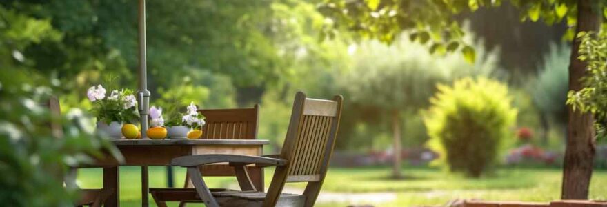 tables de jardin